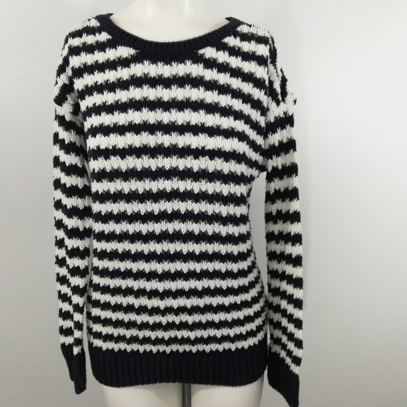 Ann Taylor Loft Factory Striped Sweater Size M - Picture 1 of 8